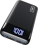 INIU Power Bank, 20000mAh 22.5W Klein Schnellladefunktion Powerbank 1 USB-C, 2 USB-A Mini Externe...