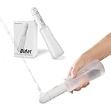 Portable Elektrisches Bidet für Reisen, Po Dusche mit einer 350ml Wasserflaschen, 65 Mal Nutzung...