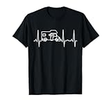 Camping Herzschlag EKG Wohnmobil - Camper T-Shirt T-Shirt