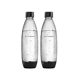 SodaStream 0,8L BPA-freie FUSE Kunststoffflasche schwarz | Spülmaschinengeeignet | Kompatibel mit...