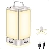 Blukar LED Campinglampe, Superhell 112 LEDs Camping Laterne mit 7 Lichtmodi, USB C Wiederaufladbare...
