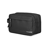 travelite Handgepäck Kosmetiktasche, Gepäck Serie Kick Off: Praktische Kulturtasche für Urlaub...