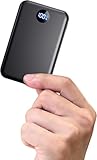 Power Bank, 22.5W Mini PowerBank 15000mAh(USB-C Input & Output), PD 3.0 QC 3.0 Externe Handyakkus...