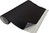 TAPHICEROS Selbstklebend Filzstoff,Schwarz, 50cm x 150cm,Nadelfilz Superflex,Bespannstoff aus...