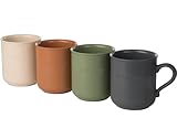 MAINmug – 4er Set Mehrweg-Tassen (300 ml) aus Recyclingkunststoff – Spülmaschinenfest,...