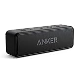 Anker SoundCore 2 Bluetooth Lautsprecher, Fantastischer Sound, Enormer mit Dualen Bass-Treibern, 24h...
