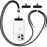 caslord Handyband Universal, Handy Lanyard mit 2 Stück Universelles Patch, Handyband mit Hülle...