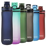 Opard Trinkflasche Sport 600ml - Wasserflasche aus Tritan BPA-Frei, auslaufsichere Sportflasche,...