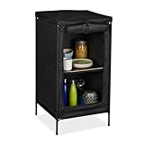 Relaxdays Campingschrank mit 2 Ablagen, HBT: 87x47,5x47,5 cm, Campingregal mit Tischaufsatz,...