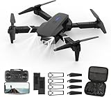 Drohne mit Kamera HD 4K,RC Faltbare FPV WiFi Live Ãœbertragung Drohne für Kinder Anfänger,2 Akku...