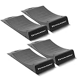 STAHLWERK Reifenschoner Standplatten GT-18 ST 4er Set mit 2,7 t Tragkraft Reifenwiege | Reifenschuhe...
