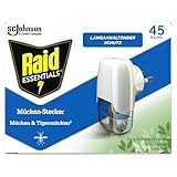 Raid Essentials Mückenstecker 45 Nächte, Elektrischer Insekten-Schutz vor Mücken & Tigermücken,...