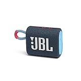 JBL GO 3 kleine Bluetooth Box in Blau und Pink – Wasserfester, tragbarer Lautsprecher für...