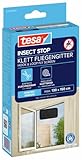 tesa Insect Stop Standard Fliegengitter für Fenster - Insektenschutz zuschneidbar - Mückenschutz...