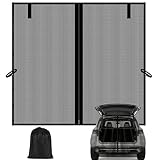 Gaeymy Auto Heckklappe Moskitonetz 165x165cm, Flügeltür Kofferraumabdeckung Sonnenschutz...