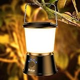 Blukar LED Campinglampe Tragbar, 2000 Lumen Superhell Camping Laterne Aufladbar Zeltlampe mit Haken,...