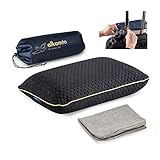 alkamto Reisekissen – Campingkissen – Ergonomisches Memory-Schaum-Kissen mit...