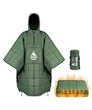 OneTigris Camping Poncho Decke mit 3M Thinsulate Isolierung, wasserdicht Decke warm, mit großen...