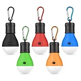 Flintronic 5 Stücke Campinglampe, LED Camping Lampe LED Camping Laterne Zeltlampe Glühbirne ,...