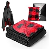 E EASTSTORM Reisedecke Autodecke, 300gsm Hautfreundliche Flanell-Innenausstattung mit...