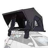Qeedo Freedom Light 140 Dachzelt für 2 Personen (225 x 135 x 28cm), extra leichtes Autodachzelt mit...