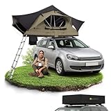 Juskys Autodachzelt Lago 120 x 210 cm - UV-Schutz & Wasserdicht - Matratze & LED-Beleuchtung -...