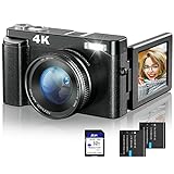 4K Digitalkamera Autofokus 48MP Fotokamera mit UV Linse 32G Karte Kompaktkamera Fotoapparat mit 3...