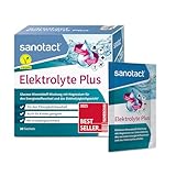 sanotact Elektrolyte Plus (20 Beutel) • Elektrolyt Pulver für Flüssigkeitshaushalt • Kalium &...