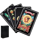 ZOEASHLEY Pokerkarten aus Plastik, 54 Stück mit 4 Joker - wasserdichte & Strapazierfähige...