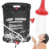 Traxenta 20l Camping dusche, solardusche Camping, campingdusche solar abnehmbare und tragbare,...