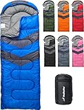 MalloMe Schlafsack Outdoor - Schlafsack Erwachsene und Kinder - Schlafsack Winter, Schlafsäcke,...