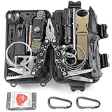 Graxury 14 in 1 Survival Kit Mehrzweck-Survival-Kit, Erste-Hilfe-Set für Outdoor-Sport, Camping,...