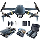 800 Meter Reichweite faltbare Drohne mit Kamera für Anfänger – 60+ Min. Flugzeit, WiFi FPV...