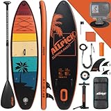ALLPICK Premium SUP Board Set, Stand Up Paddling Board Aufblasbar, Mit Universal Kamerahalterung,...