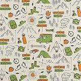 20 Servietten Eco Line nachhaltig aus 100% Recycling-Papier Zeit zum Campen | zelten | Camping |...