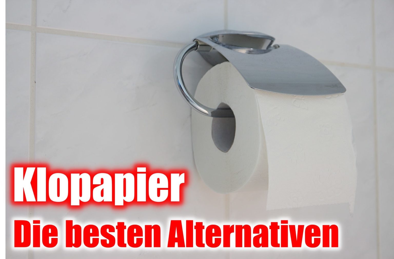 Klopapier: Die besten Alternativen für zu Hause & unterwegs