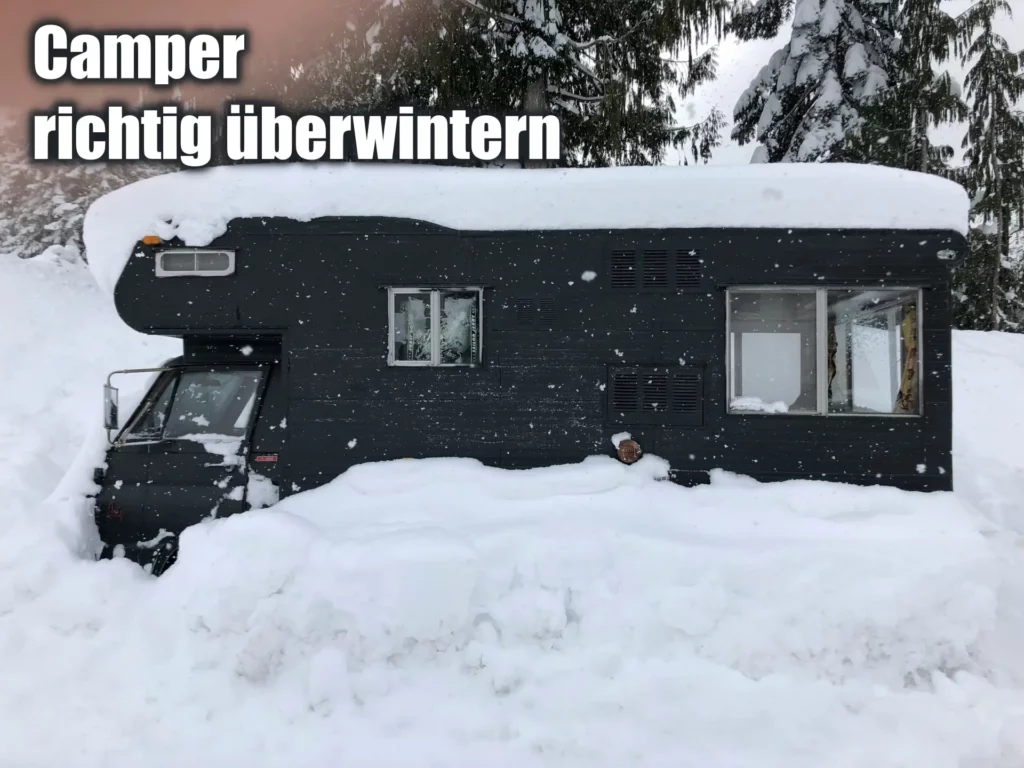 Camper richtig überwintern - Campervan winterfest machen